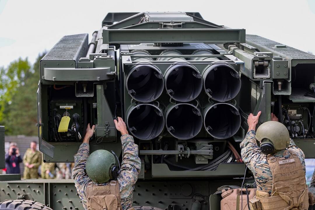 L. Kasčiūnas apie HIMARS amunicijos logistikos centrą: čia yra tokia grandinė