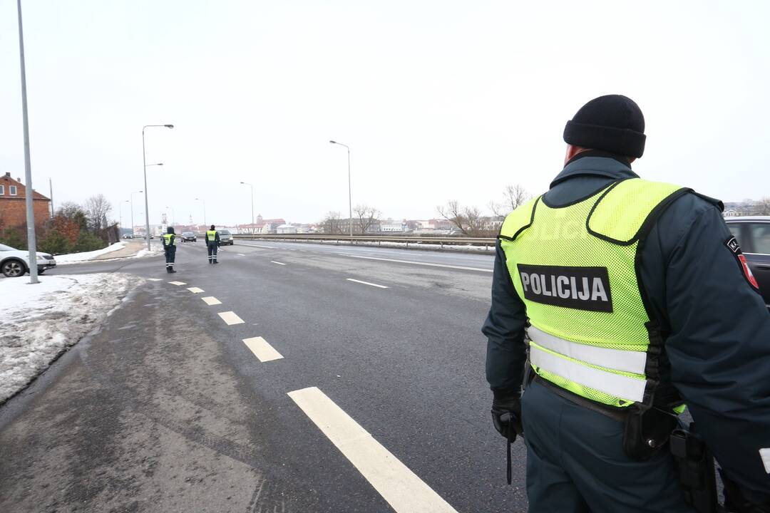 Kauno gatvėse – policininkų reidas