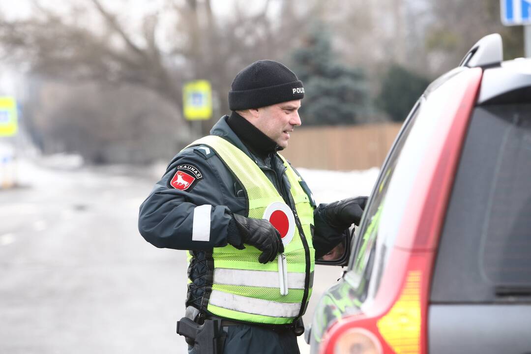 Kauno gatvėse – policininkų reidas