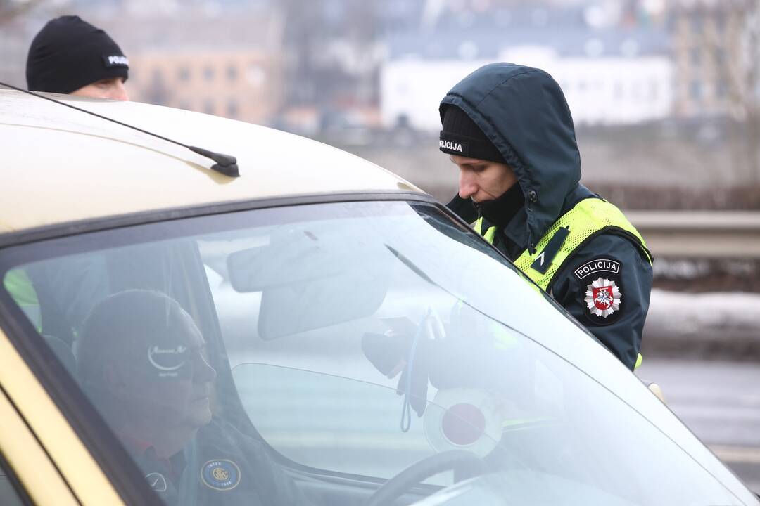 Kauno gatvėse – policininkų reidas