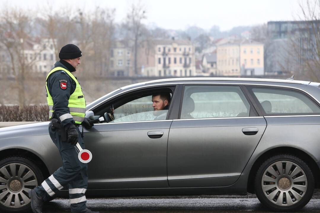 Kauno gatvėse – policininkų reidas