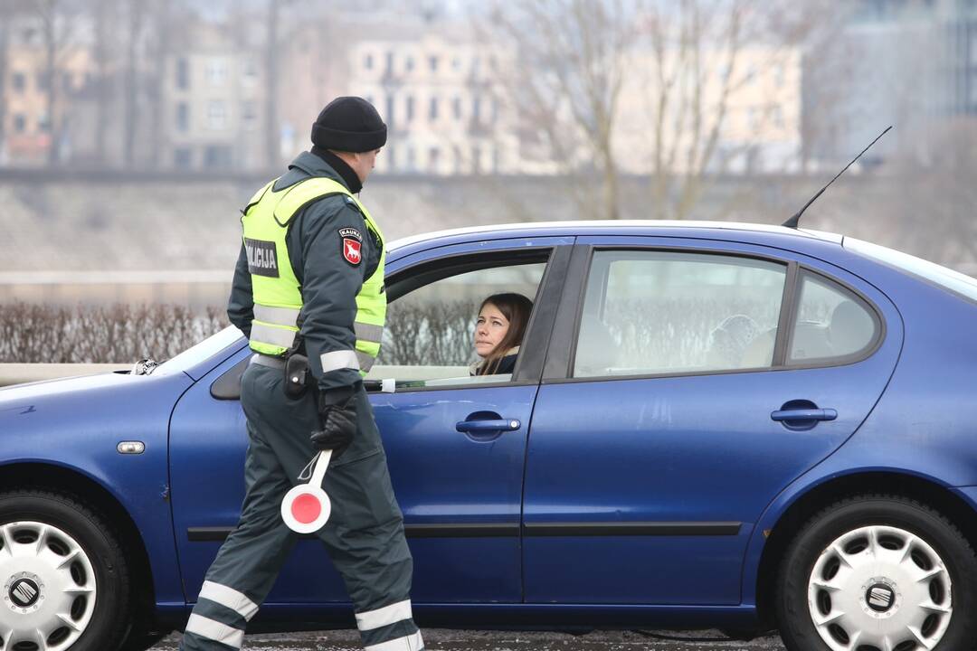 Kauno gatvėse – policininkų reidas