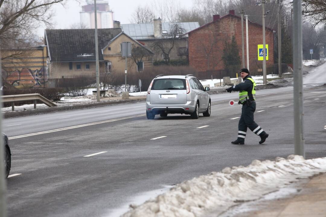 Kauno gatvėse – policininkų reidas