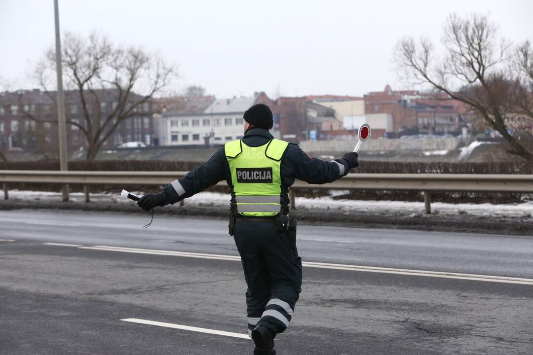 Kauno gatvėse – policininkų reidas