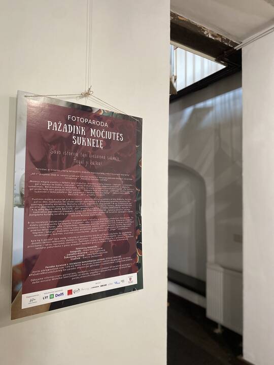 Darbas: atidarydama parodą Perkūno name D.Vainorė prisipažino, kad nebuvo lengva iš daugybės kandidačių išrinkti aštuonias.