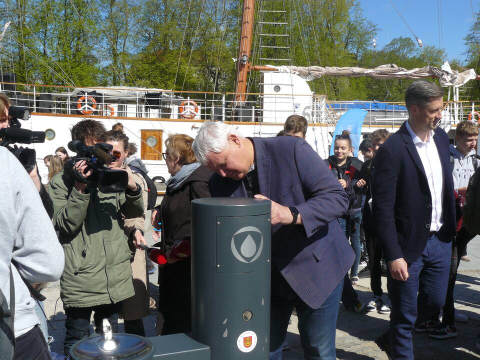 Pavyko: tam, kad laimėtų gertuvę, vaikai turėjo atsakyti į įvairius klausimus, susijusius su vandens naudojimu.