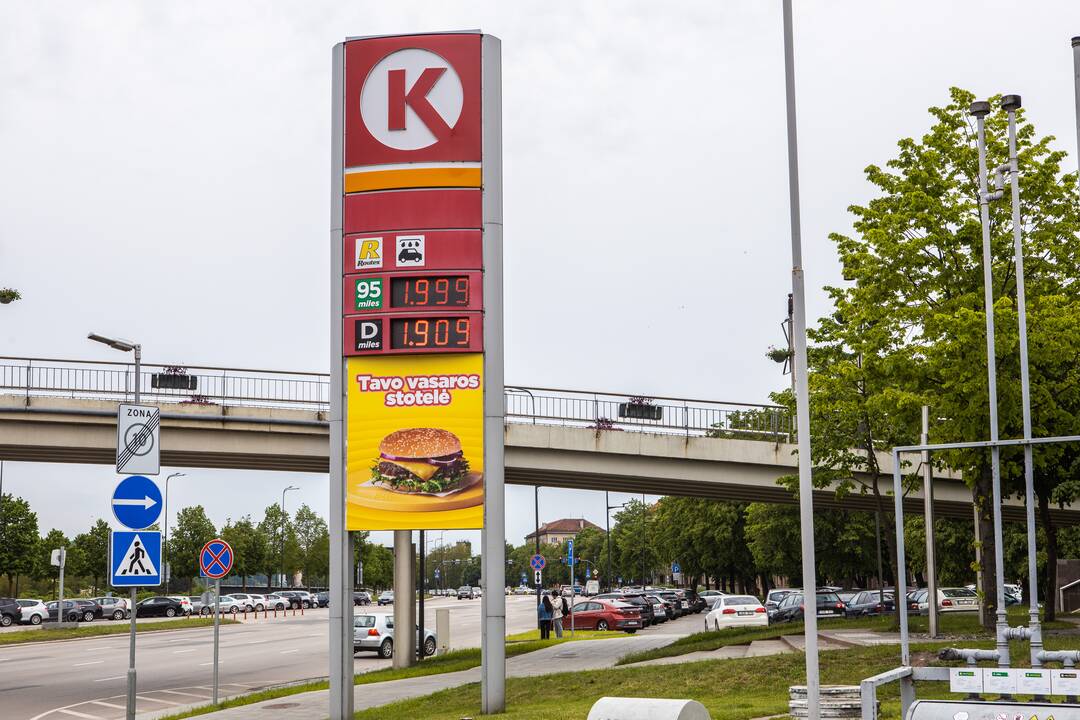 Kuro kainos Kauno degalinėse