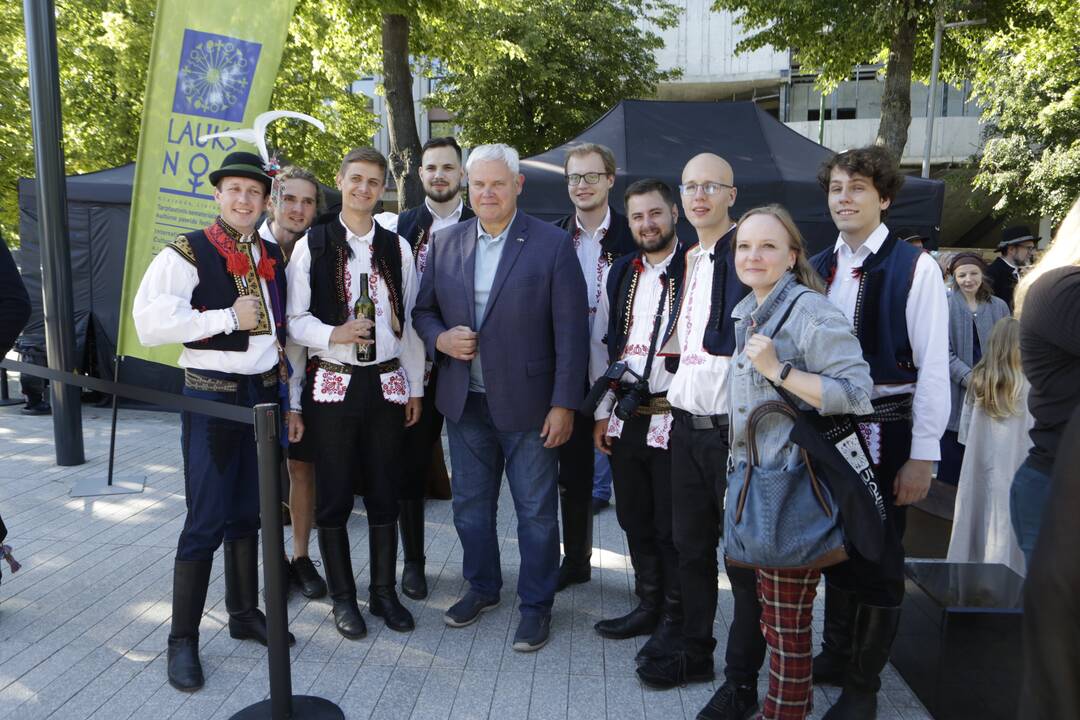 „Lauksnos“: paveldo šviesuliai sušildė Klaipėdą