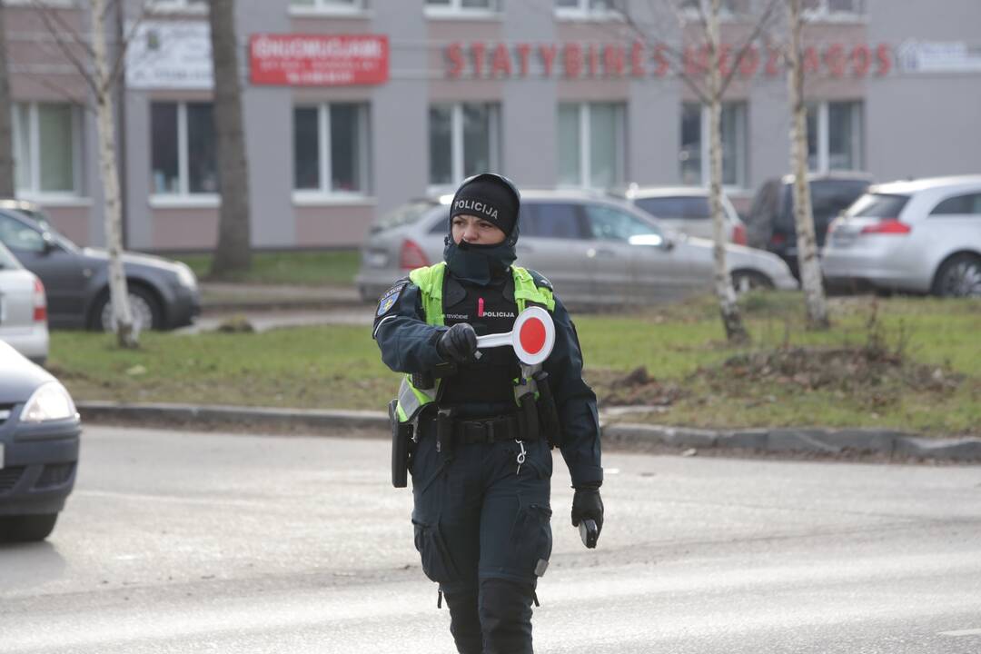 Reidas uostamiesčio Dubysos gatvėje