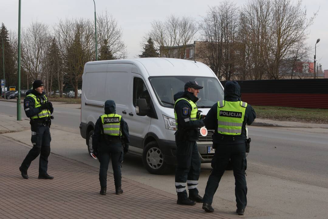 Reidas uostamiesčio Dubysos gatvėje