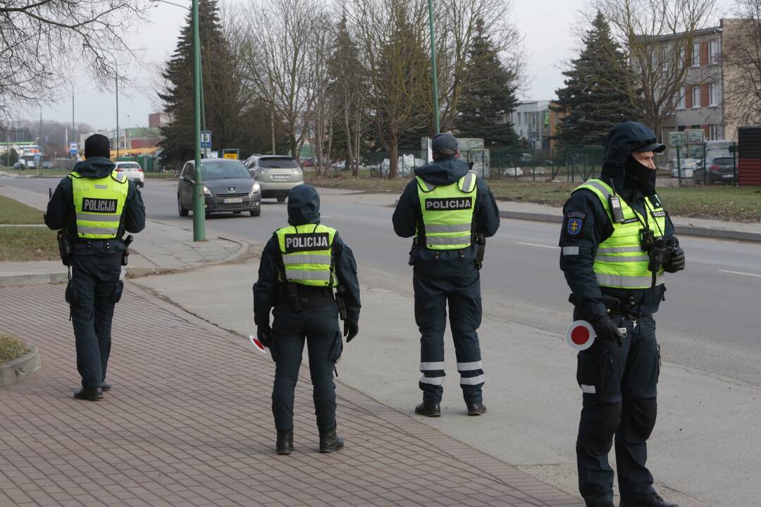 Reidas uostamiesčio Dubysos gatvėje