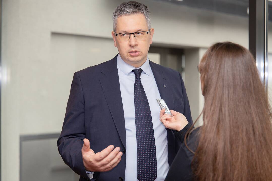 Lyderiai: (iš kairės) R. Krušinskas, T. Povilauskas, Z. Dargevičius ir E. Valatka konferencijoje dalijosi savo įžvalgomis apie verslą, finansus ir ekonomiką.