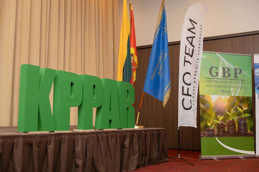 Lyderiai: (iš kairės) R. Krušinskas, T. Povilauskas, Z. Dargevičius ir E. Valatka konferencijoje dalijosi savo įžvalgomis apie verslą, finansus ir ekonomiką.