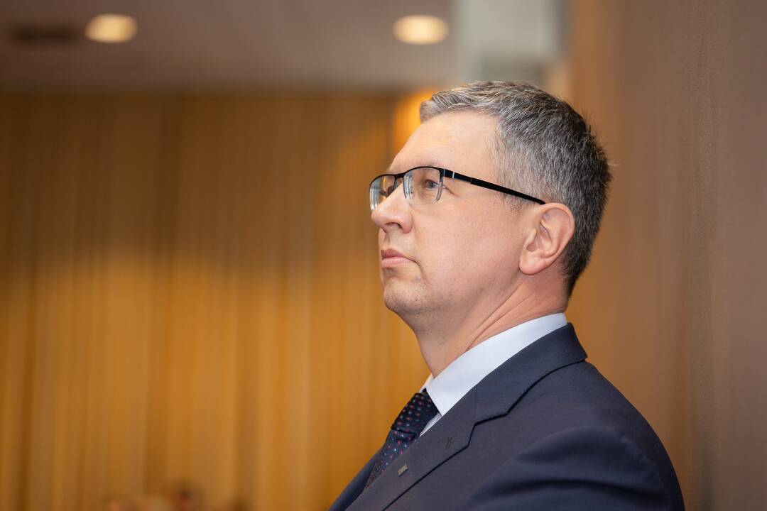 Lyderiai: (iš kairės) R. Krušinskas, T. Povilauskas, Z. Dargevičius ir E. Valatka konferencijoje dalijosi savo įžvalgomis apie verslą, finansus ir ekonomiką.