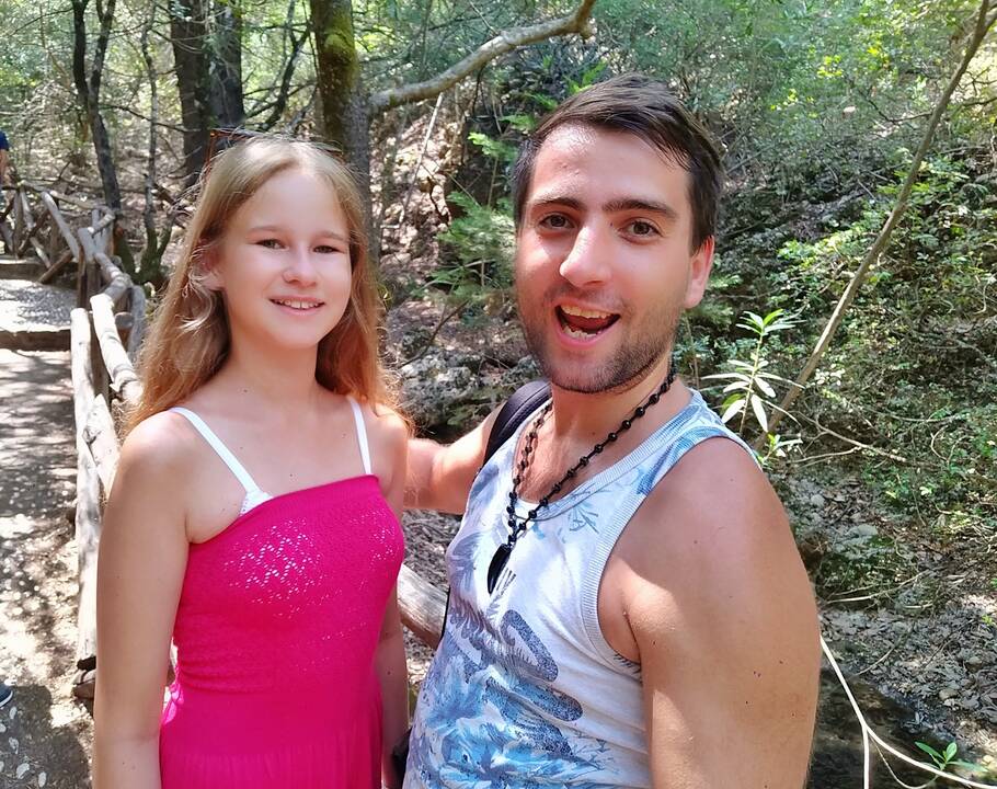 Mantas Vygantas su mylimąja Jolanta Naruševičiūte