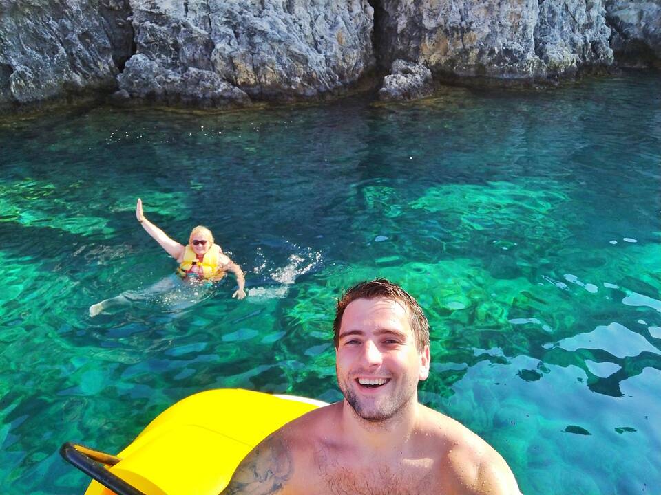 Mantas Vygantas su mylimąja Jolanta Naruševičiūte