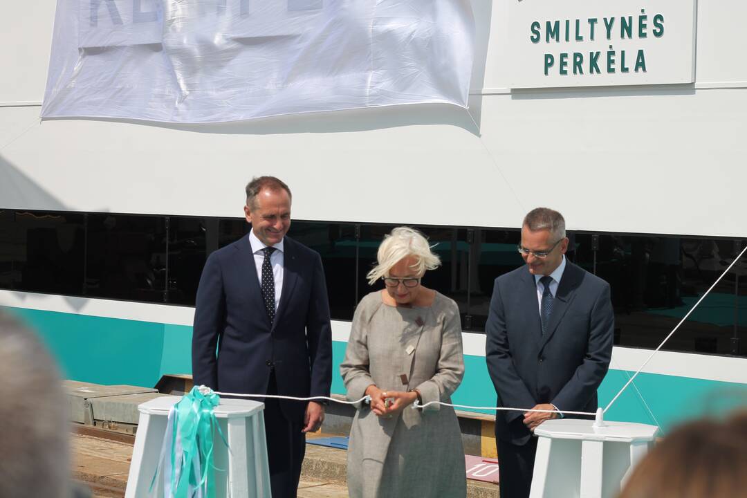 Vardo suteikimo ceremonija keltui „Klaipėda“
