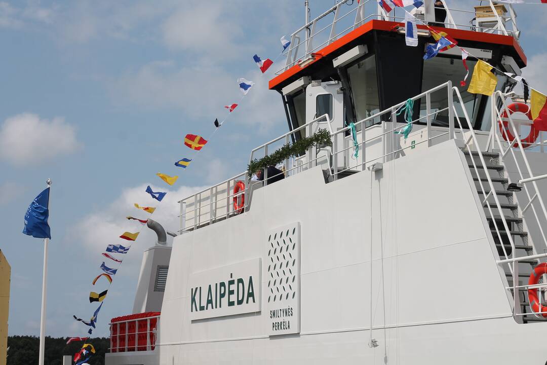 Vardo suteikimo ceremonija keltui „Klaipėda“