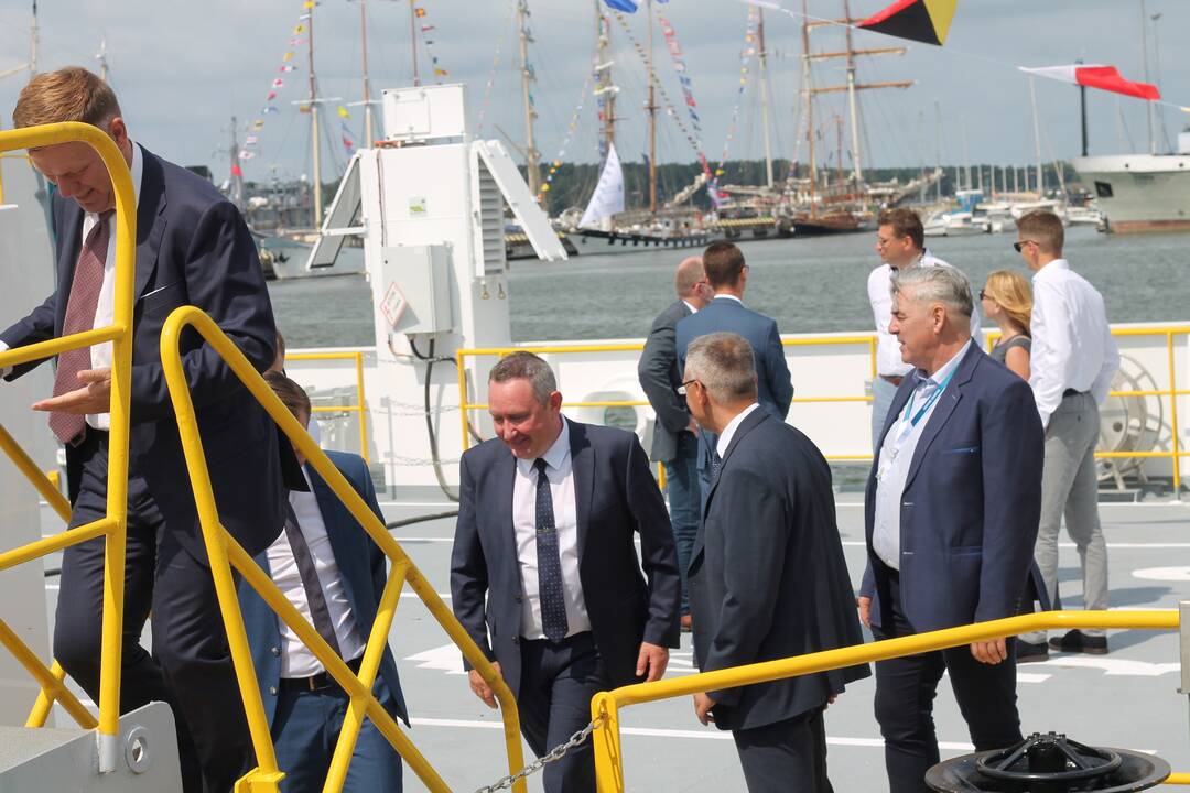 Vardo suteikimo ceremonija keltui „Klaipėda“