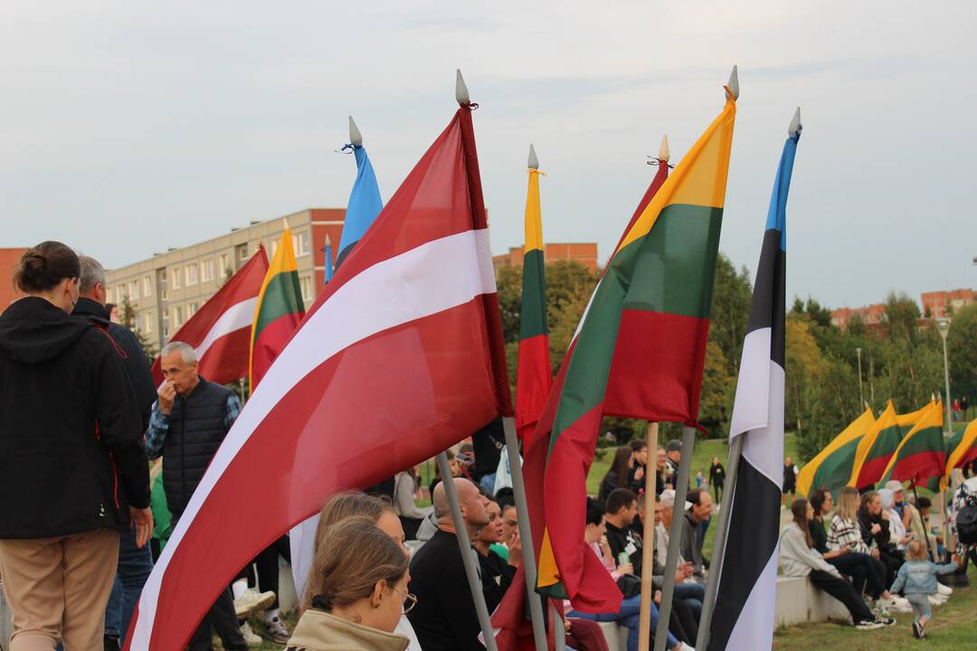 Baltijos kelio minėjimas Klaipėdoje
