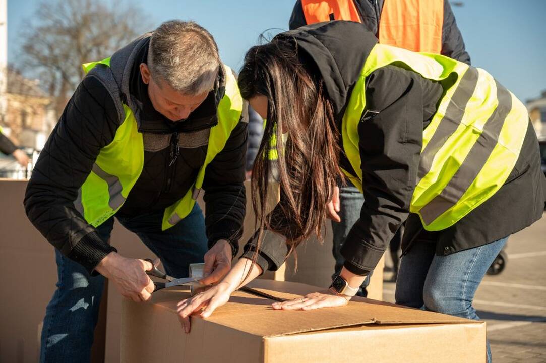 Kaune prasideda paramos akcija Ukrainos kariams