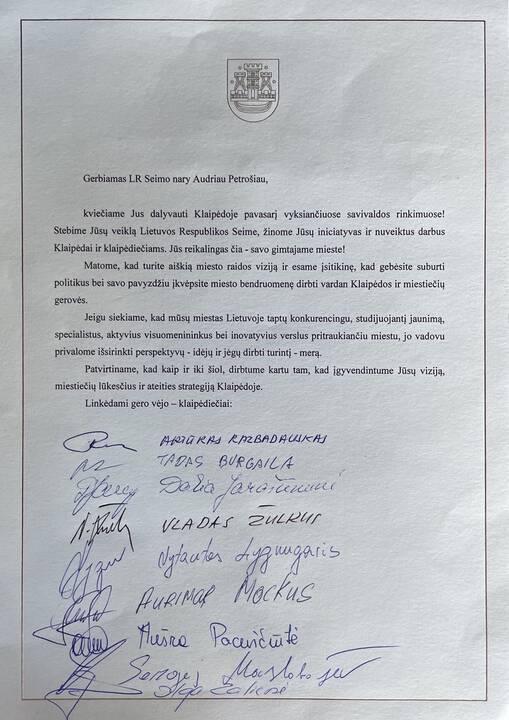 Artūras Razbadauskas (kairėje) ir Audrius Petrošius