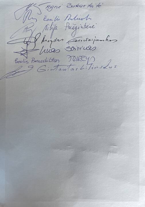 Artūras Razbadauskas (kairėje) ir Audrius Petrošius