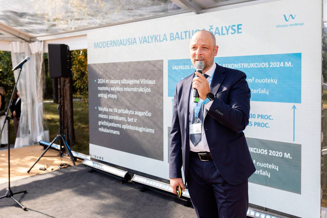 Vilniaus nuotekų valyklos rekonstrukcijos pristatymo renginys