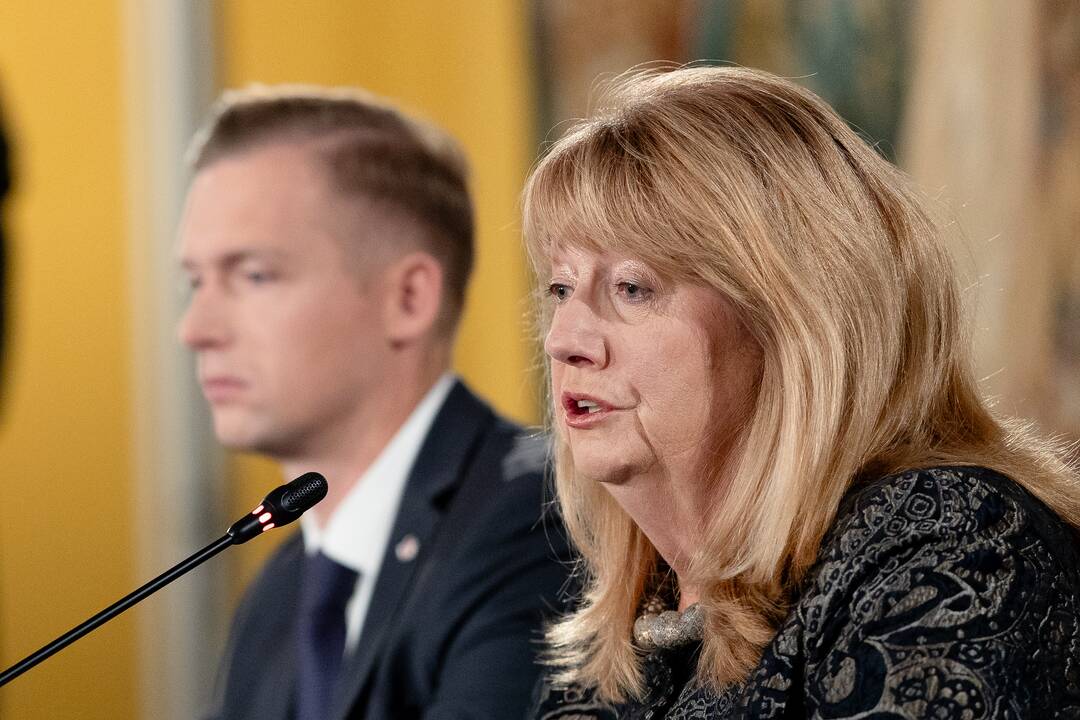 2024-ųjų Seimo rinkimai: V. Blinkevičiūtės spaudos konferencija