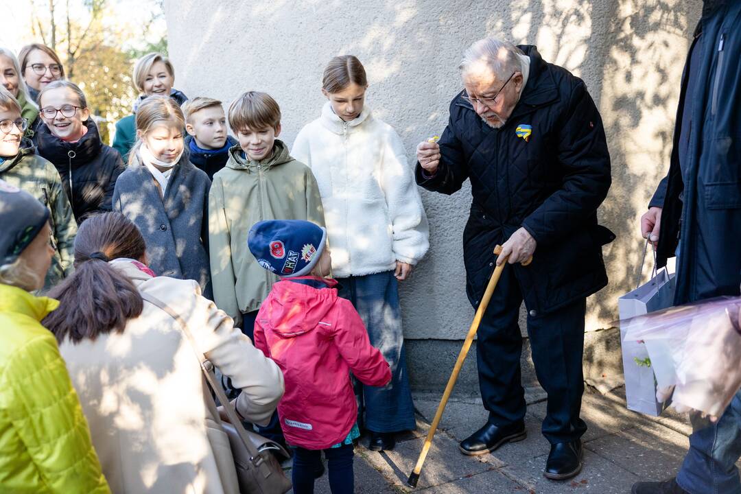 Profesorius V. Landsbergis mini 92-ąjį gimtadienį