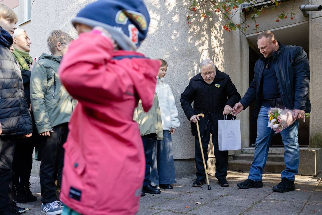 Profesorius V. Landsbergis mini 92-ąjį gimtadienį