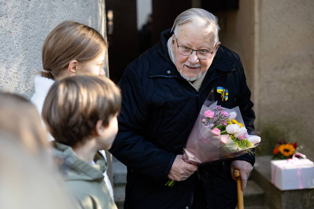 Profesorius V. Landsbergis mini 92-ąjį gimtadienį