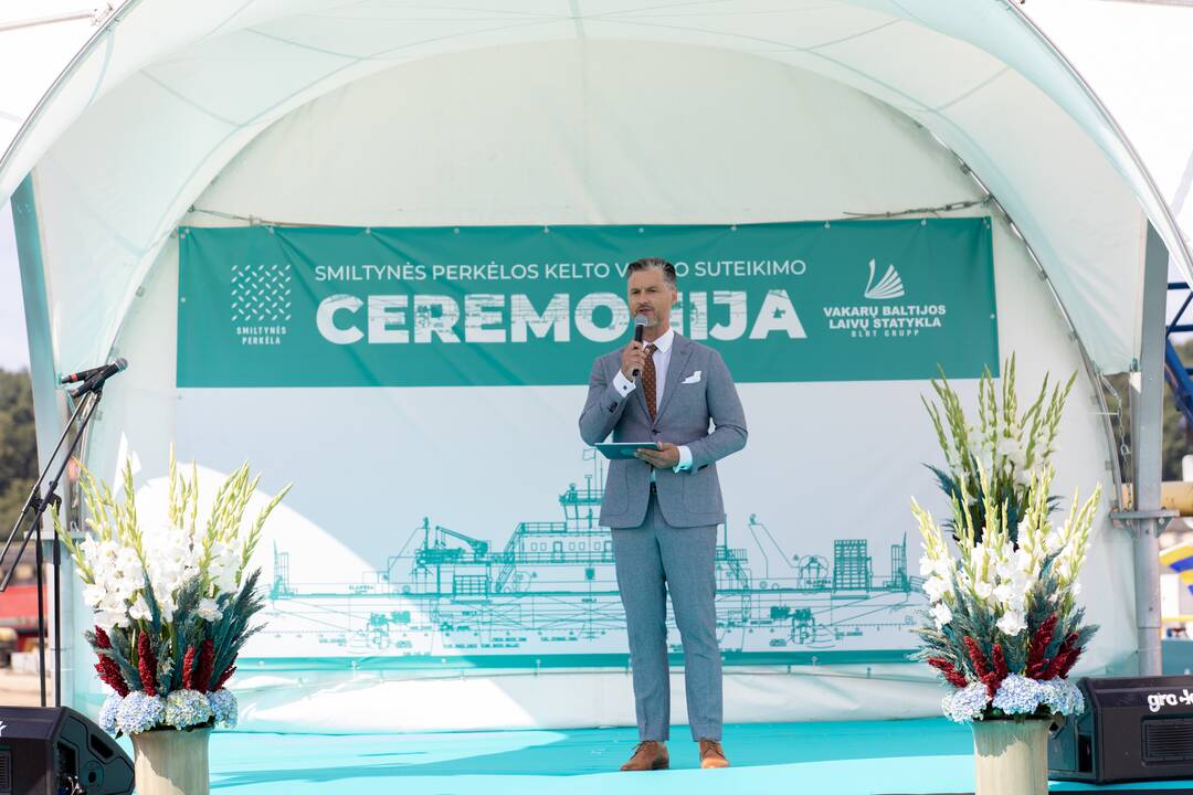 Vardo suteikimo ceremonija keltui „Klaipėda“