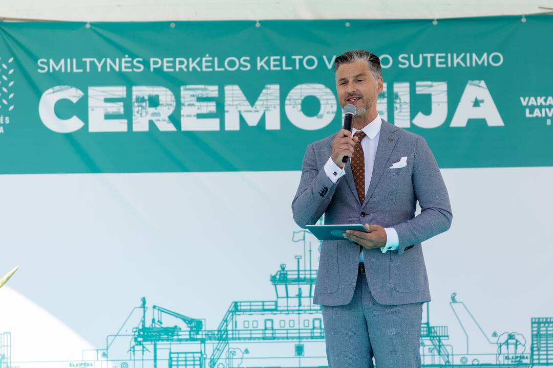 Vardo suteikimo ceremonija keltui „Klaipėda“