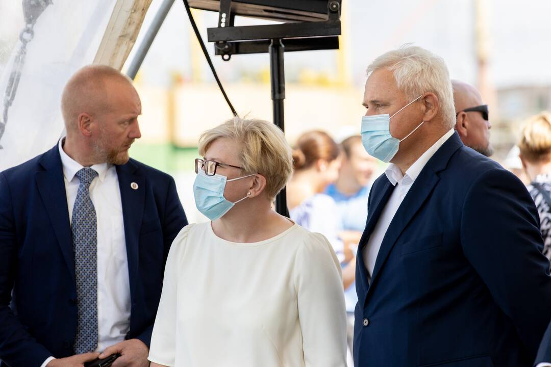 Vardo suteikimo ceremonija keltui „Klaipėda“