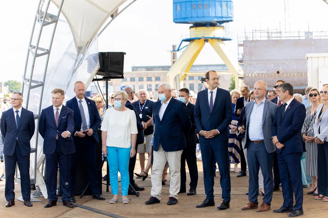 Vardo suteikimo ceremonija keltui „Klaipėda“