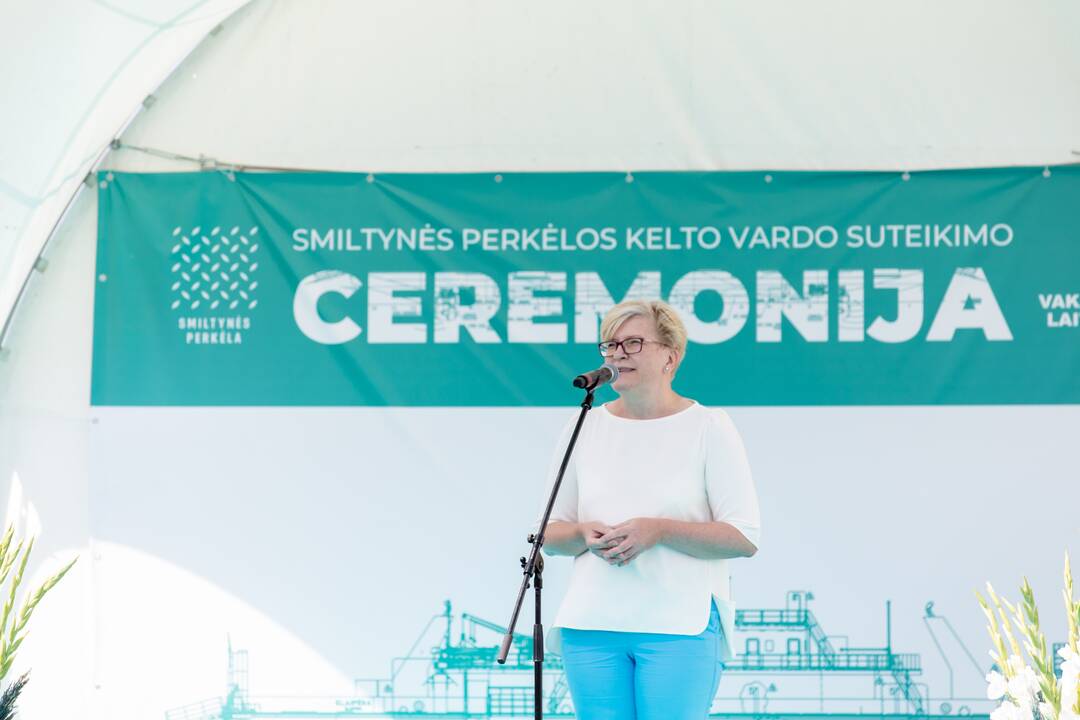 Vardo suteikimo ceremonija keltui „Klaipėda“