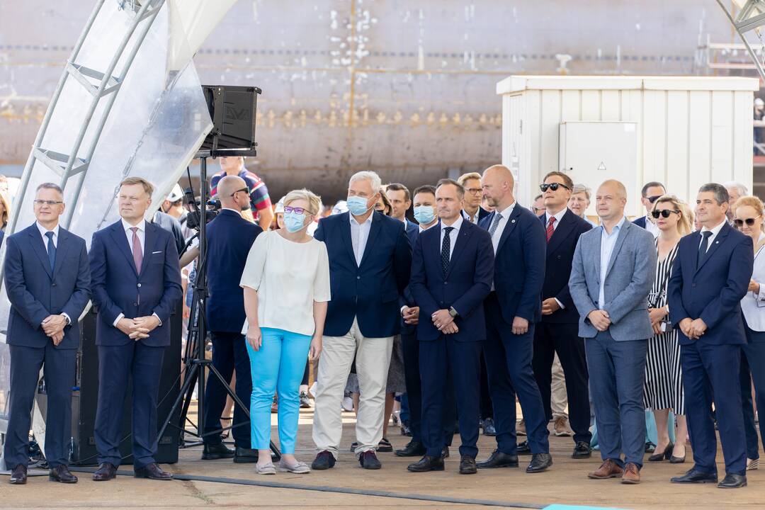 Vardo suteikimo ceremonija keltui „Klaipėda“