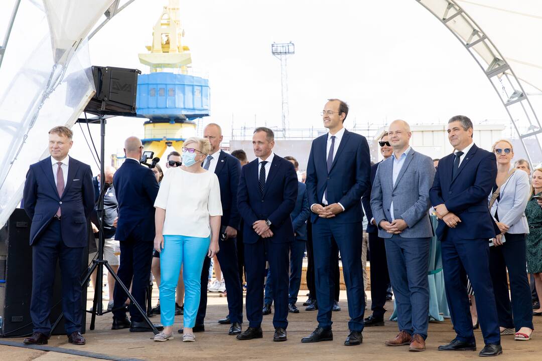 Vardo suteikimo ceremonija keltui „Klaipėda“