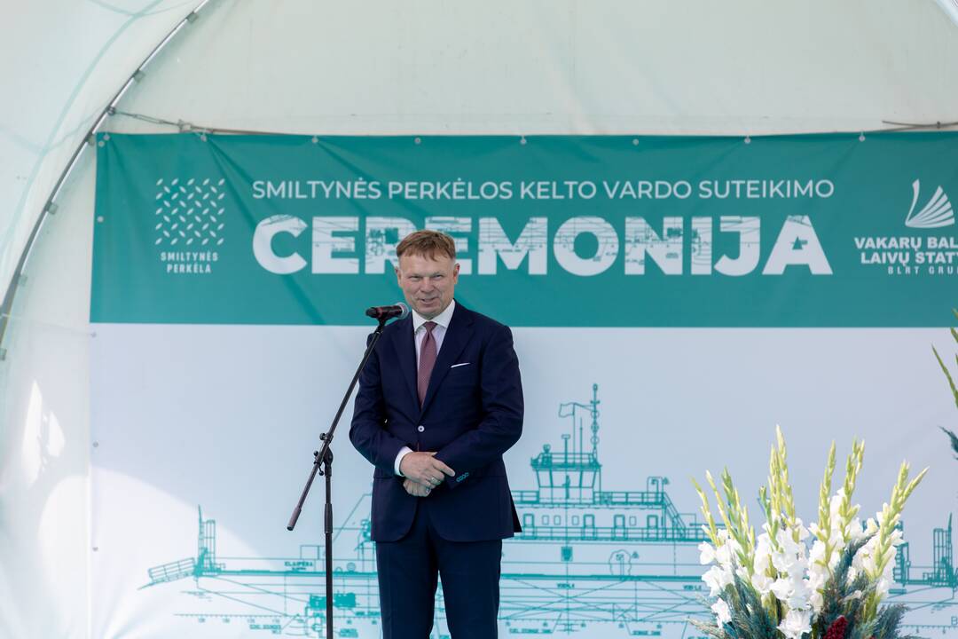 Vardo suteikimo ceremonija keltui „Klaipėda“