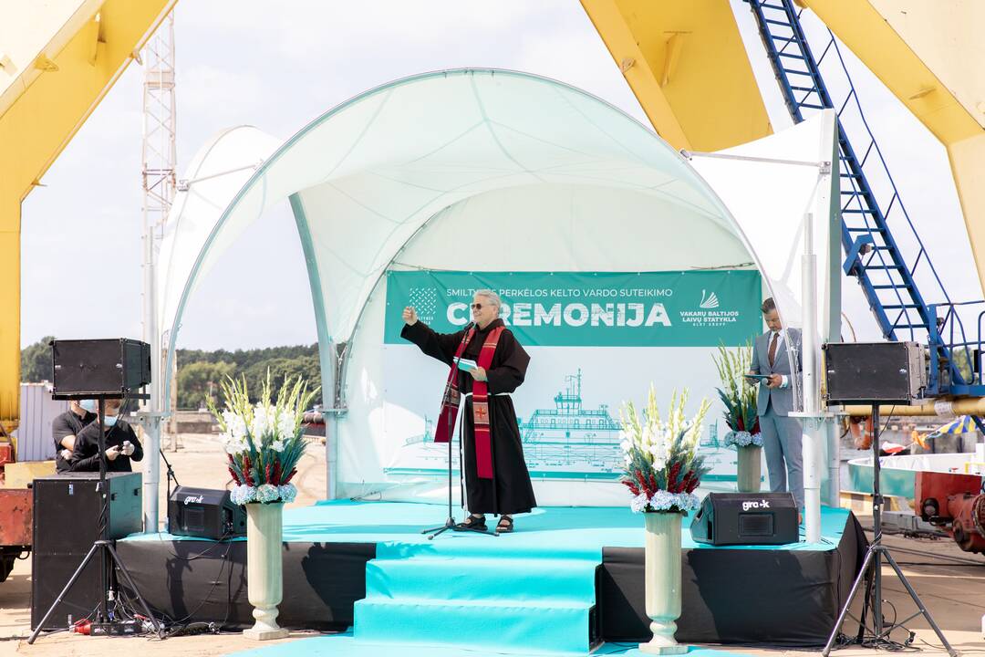 Vardo suteikimo ceremonija keltui „Klaipėda“