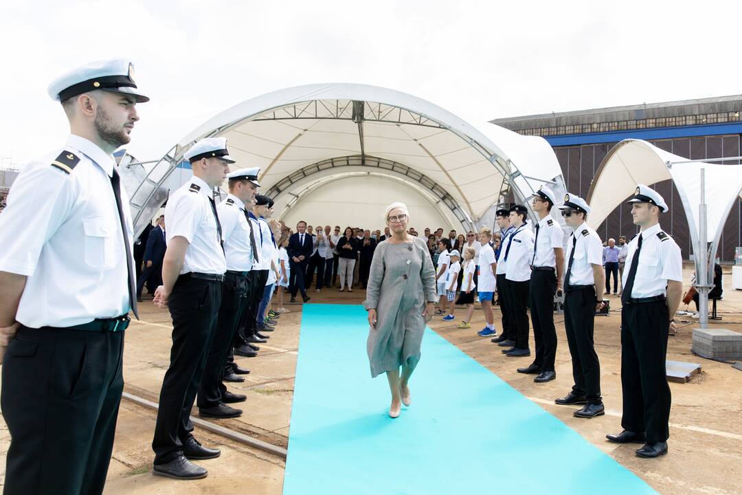 Vardo suteikimo ceremonija keltui „Klaipėda“