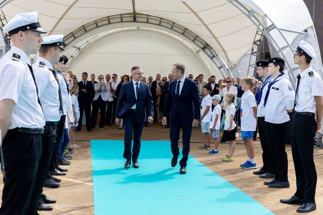 Vardo suteikimo ceremonija keltui „Klaipėda“