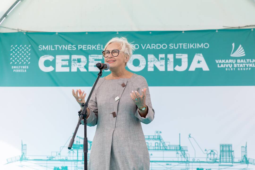 Vardo suteikimo ceremonija keltui „Klaipėda“