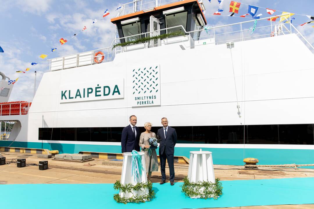 Vardo suteikimo ceremonija keltui „Klaipėda“