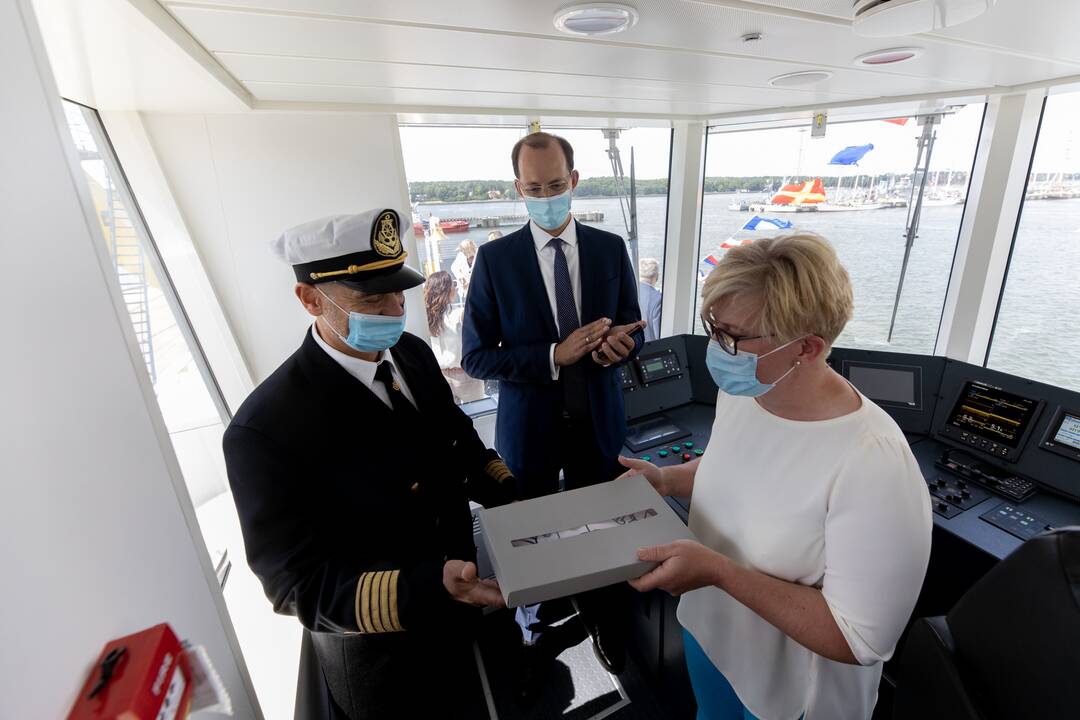 Vardo suteikimo ceremonija keltui „Klaipėda“