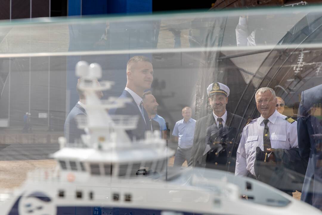 Vardo suteikimo ceremonija keltui „Klaipėda“