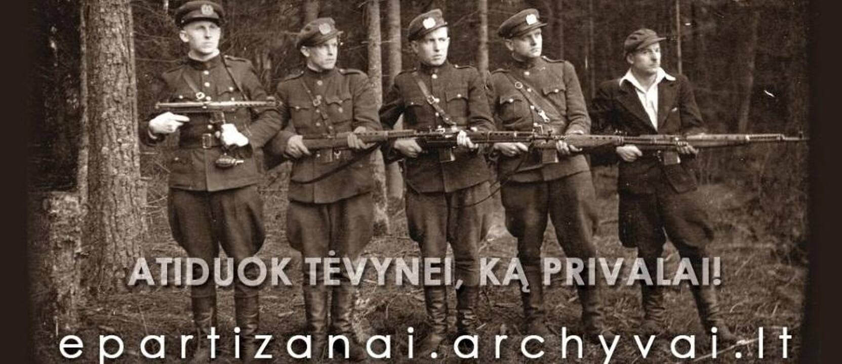 Sukurtas partizanų dokumentų elektroninis archyvas