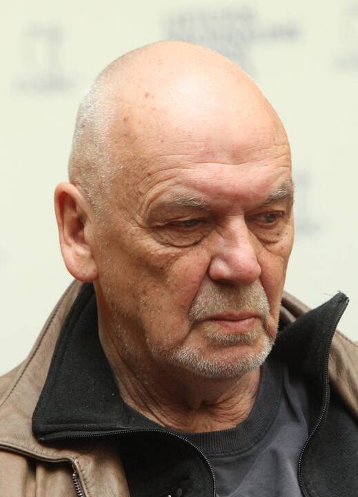 Oskaras Koršunovas (kairėje), Eimuntas Nekrošius, Andrius Mamontovas