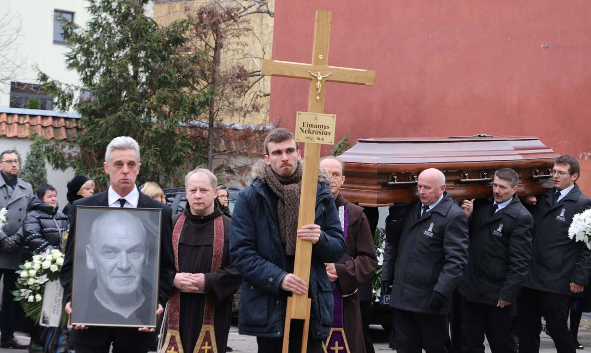 E. Nekrošiaus laidotuvės